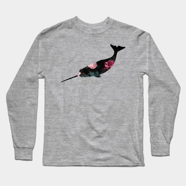 Narwhal Long Sleeve T-Shirt by Sloth Station